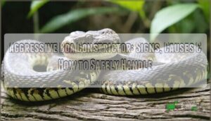 aggressive boa constrictor
