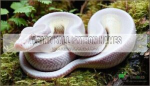albino ball python names