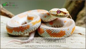 albino hognose snake