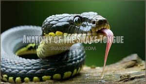 anatomy of the snake tongue