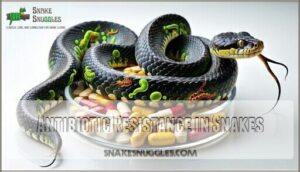 antibiotic resistance in snakes