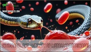 anticoagulant activity of metalloproteinases