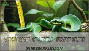 appropriate enclosure size and shape