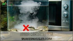 avoid microwaving