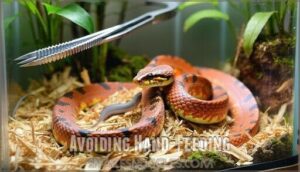 avoiding hand-feeding