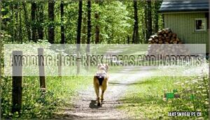 avoiding high-risk areas and habitats