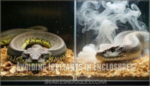 avoiding irritants in enclosures