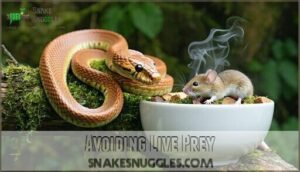 avoiding live prey