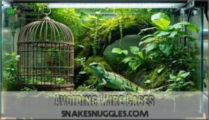 avoiding wire cages