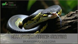 ball python feeding behavior
