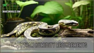 ball python humidity requirements