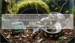 ball python humidity setup guide