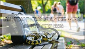 ball python in public