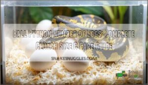 ball python number of eggs