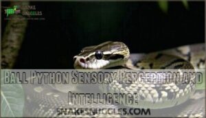 ball python sensory perception and intelligence