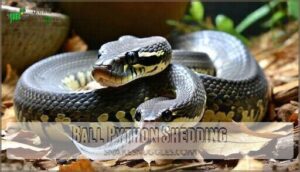 ball python shedding