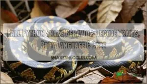 ball python snake behavior