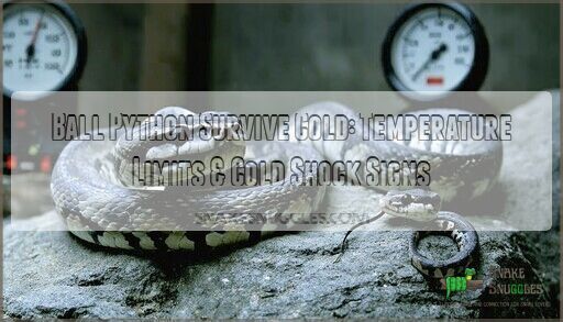 Ball Python Survive Cold: Temperature Limits & Cold Shock Signs