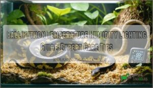 ball python temperature humidity lighting guide
