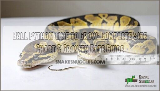 Ball Python Time to Grow: Complete Size Chart & Growth Rate Guide