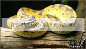 banana lesser ghi ball python