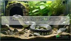 behavioral changes in snakes behavioral changes in snakes