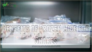 benefits of frozen mice for snakes