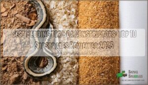 best bedding for boa constrictors