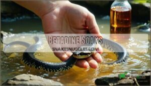 betadine soaks