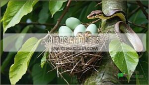 birds and eggs