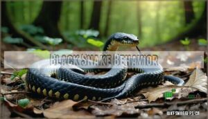 black snake behavior