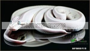 blue eyed leucistic