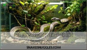 boa constrictor behavior and temperament