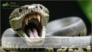 boa constrictor bite boa constrictor bite