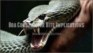 boa constrictor bite implications