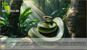 boa constrictor characteristics and behavior