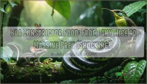 boa constrictor food