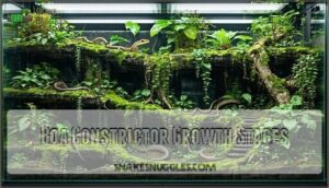 boa constrictor growth stages
