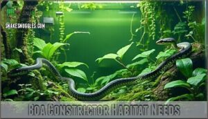 boa constrictor habitat needs