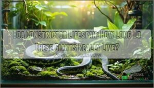 boa constrictor lifespan