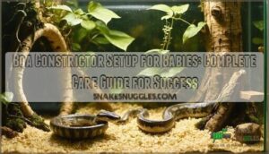 boa constrictor setup for babies