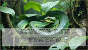 bornean keeled pit viper characteristics