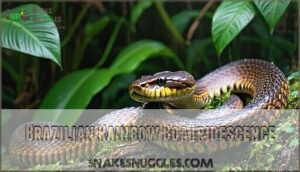brazilian rainbow boa iridescence