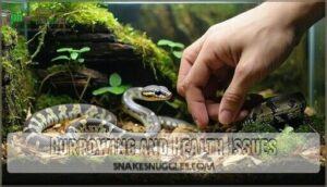 burrowing and health issues