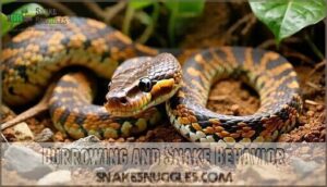 burrowing and snake behavior