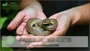 calming nervous snakes