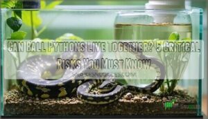 can ball pythons live together