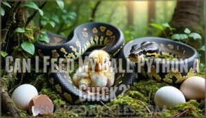 can i feed my ball python a chick