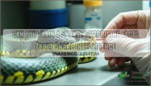 can you train a snake
