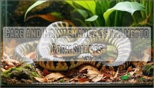care and maintenance of palmetto corn snakes